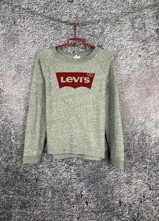 Жіночий крутий оригінальний світшот levi’s розмір l