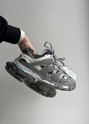 Кроссовки в стиле balenciaga track gray premium