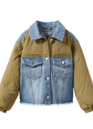 Джинсовая куртка zara р. 134