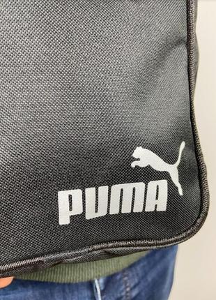 Чоловіча сумка puma матеріал - тканина оксфорд колір - чорний2 фото