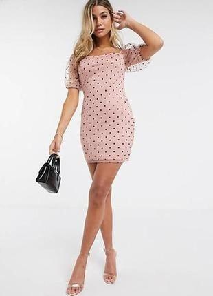 Плаття asos у горошок