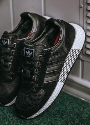 Кросівки adidas marathon black\white