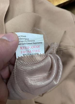 Женское короткое платье cutie (кутье срр идеал оригинал бежевое)4 фото