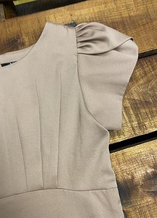 Женское короткое платье cutie (кутье срр идеал оригинал бежевое)7 фото