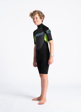 Детский гидрокостюм костюм для дайвинга серфинга купальник c-skins element 3/2 kids wetsuit shorty2 фото