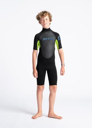 Детский гидрокостюм костюм для дайвинга серфинга купальник c-skins element 3/2 kids wetsuit shorty