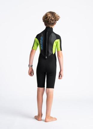 Детский гидрокостюм костюм для дайвинга серфинга купальник c-skins element 3/2 kids wetsuit shorty3 фото