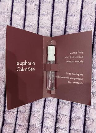 Calvin klein euphoria 1.2 мл пробник