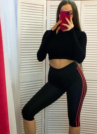 Капри лосины леггинсы тайтсы адидас adidas велосипедки