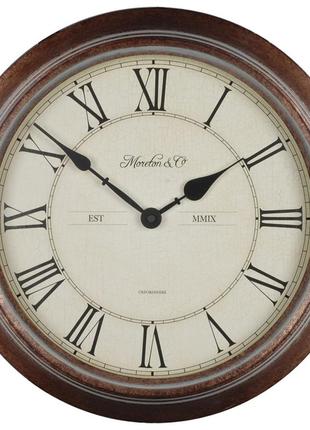 Винтажные настенные часы technoline wt7006 brown (wt7006)1 фото
