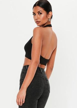 Кроп топ (бра, лиф) missguided вискоза, р.12