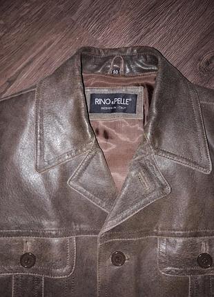 Кожанная куртка пиджак.