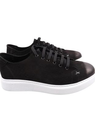 Кеды мужские ridge черные натуральний нубук