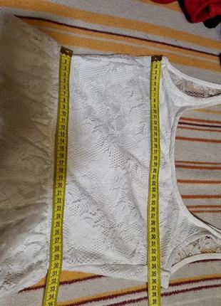 Платье  белое ginatricot 8