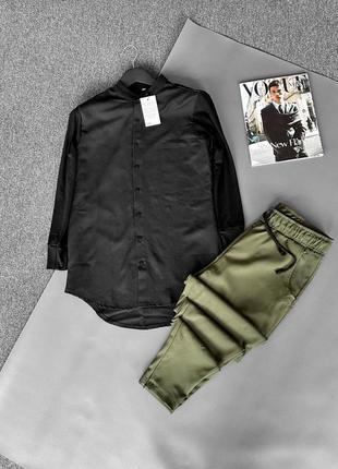 Чоловічий комплект на вихід, сорочка та брюки, штани