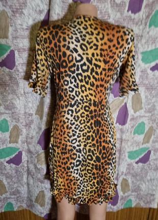 Платье  леопард4 фото
