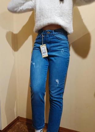 Джинсы мом kene jeans туречка2 фото