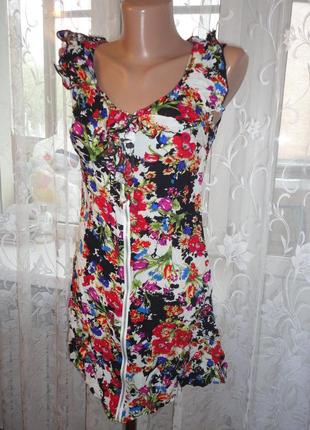 Летнее платье apricot р.s-m (ог 82,т.70,дл.70) 100% коттон