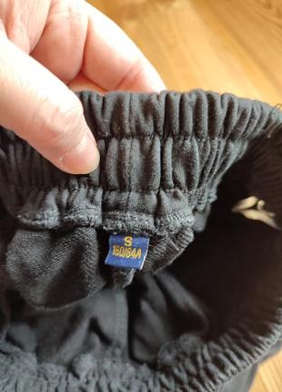 Теплые спортивные штаны на манжетах с кармашками на 9-14  лет3 фото