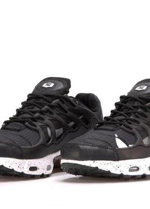 Спортивні кросівки nike air max terascape ts plus black white(найк тс плюс чорні з білою підошвою чоловічі)3 фото