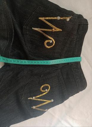 Блестящие новые джинсы 👖 переливающиеся с буквами6 фото