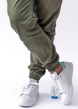 Стильні кеди adidas в білому кольорі із шкіри ////😍