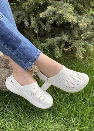 Кроксы crocs женские сабо lite ride оригинал2 фото