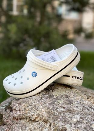 Крокси чоловічі crocs Cozzzy сабо crocband white оригінал