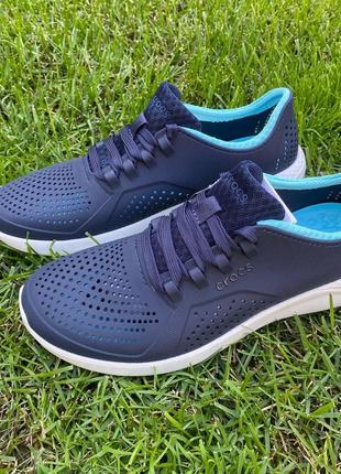 Кроссовки синие crocs literide pacer оригинал кросівки крокс m5 m6 m7 м8 м91 фото