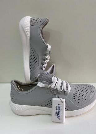 Кроссовки Water crocs literide pacer серые grey мужские оригинал