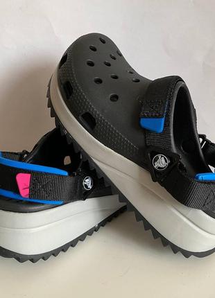 Крокси сабо білі crocs salehe classic hiker clog кроксі жіночі чоловічі3 фото