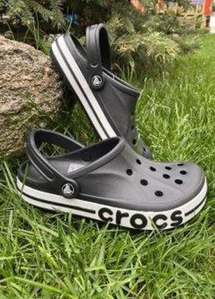 Сабо крокс crocs bayaband crocs черные2 фото