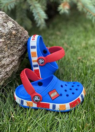 Кроксы детские синие crocs lego оригинал крокси сині на хлопчика