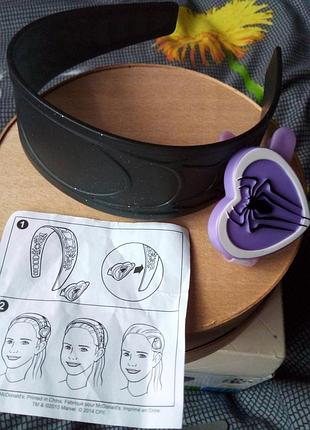 Набор для волос-обруч и зажим marvel