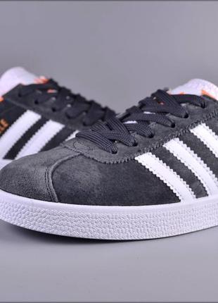 Жіночі кросівки adidas gazelle gray2 фото