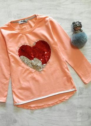 Туніка з пайєтками на  дівчинку, реглан дівчинці