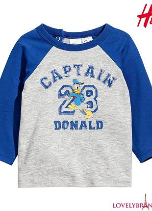 H&m майка з довгим рукавом лонгслів дитяча сорочка на хлопчика маєчка футболка