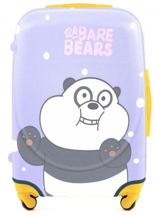 Чохол для валізи щільний дайвінг із малюнком панда яскравий середній