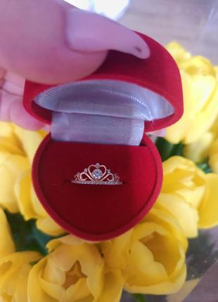 Золотое кольцо,каблучка золото 585 корона