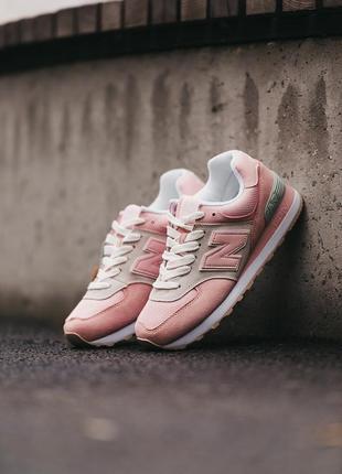 Женские кроссовки new balance 574 pink 39-40-41