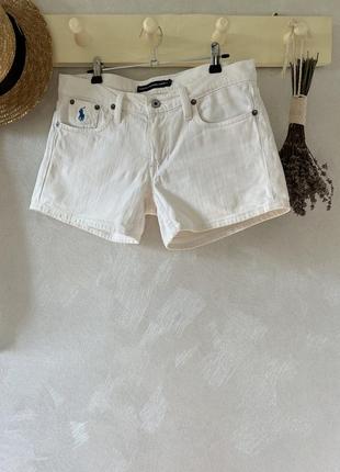 Белые шорты ralph lauren sport1 фото
