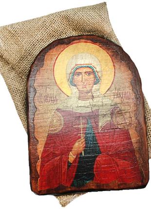 Деревянная икона святая галина,17х23 см( 814-5007)3 фото