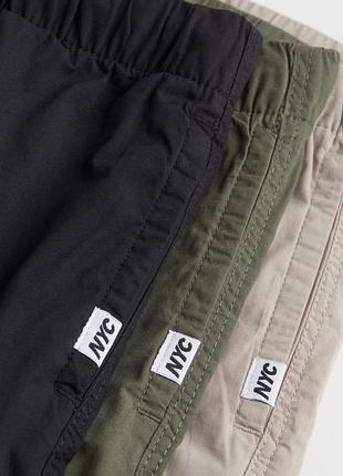 Шорты коттоновые бежевые h&amp;m