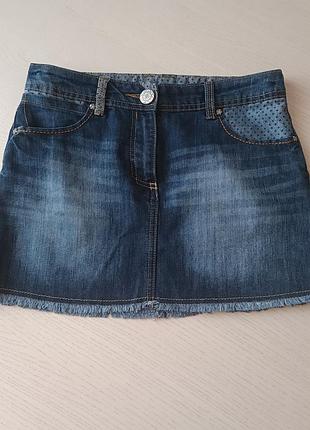 Спідниця джинсова next на дівчинку 10-11 років зріст 146 см