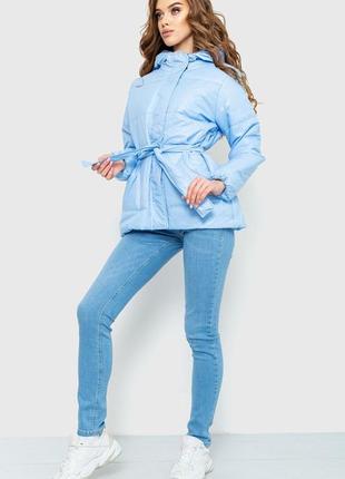 Куртка женская демисезонная цвет голубенький