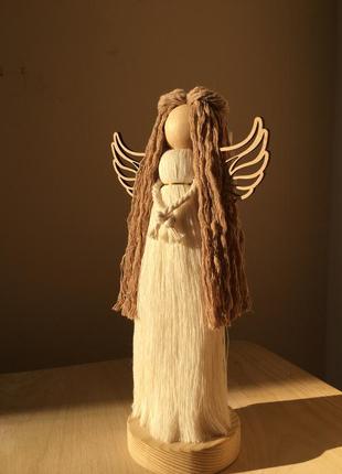 Ангел макраме. ангел ручной работы.