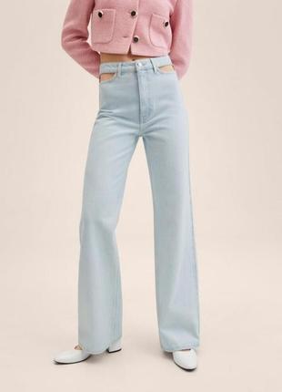 Джинси wideleg mango