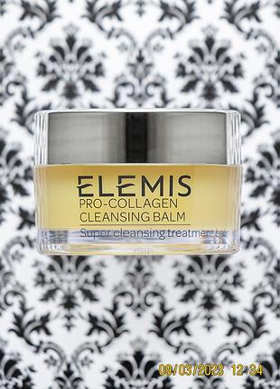 Потужний антивіковий бальзам для очищення elemis pro collagen cleansing balm з колагеном 20 г