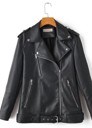 Курточка удлиненная 
еко-шкіра.