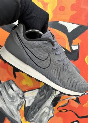 Nike md runner 2 кроссовки 45 размер беговые серые5 фото